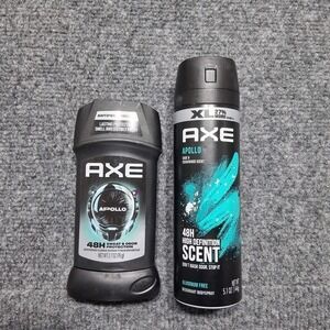 Axe Apollo Sage Cedarwood Scent Body Spray & Axe Apollo Deodorant 48hrs Protecti